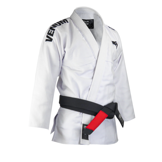 Combo Kimono Venum BJJ Competition RipStop Branco + Faixa de Jiu Jitsu Venum "BJJ BELT"