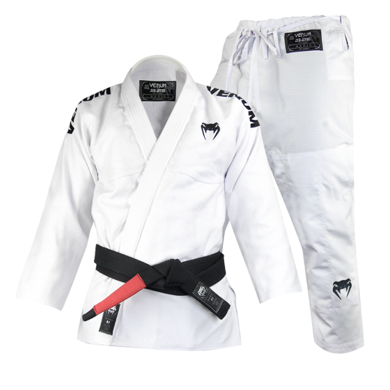 Combo Kimono Venum BJJ Competition RipStop Branco + Faixa de Jiu Jitsu Venum "BJJ BELT"