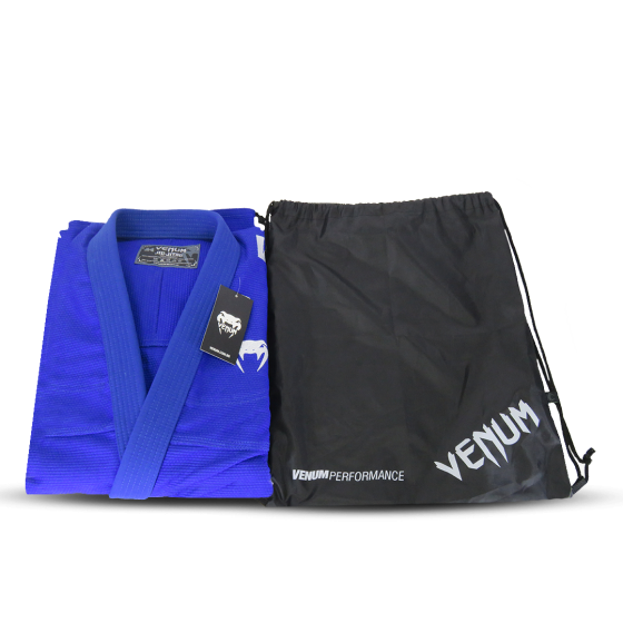 Combo Kimono Venum BJJ Competition RipStop Azul + Faixa de Jiu Jitsu Venum "BJJ BELT"
