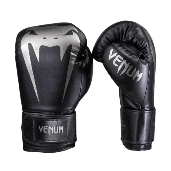 Combo Venum Giant Logo Black Silver