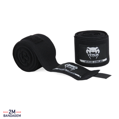 Combo Venum Giant Logo Black Silver